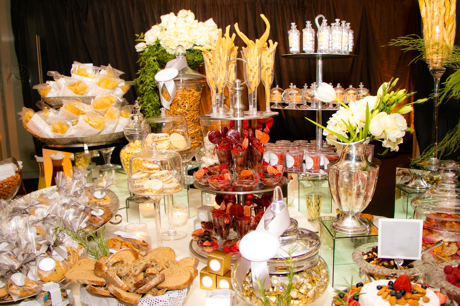 Candy bar at wedding